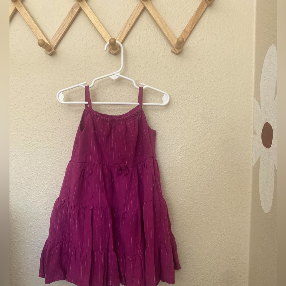 3T toddler girls magenta play dress. Sundress